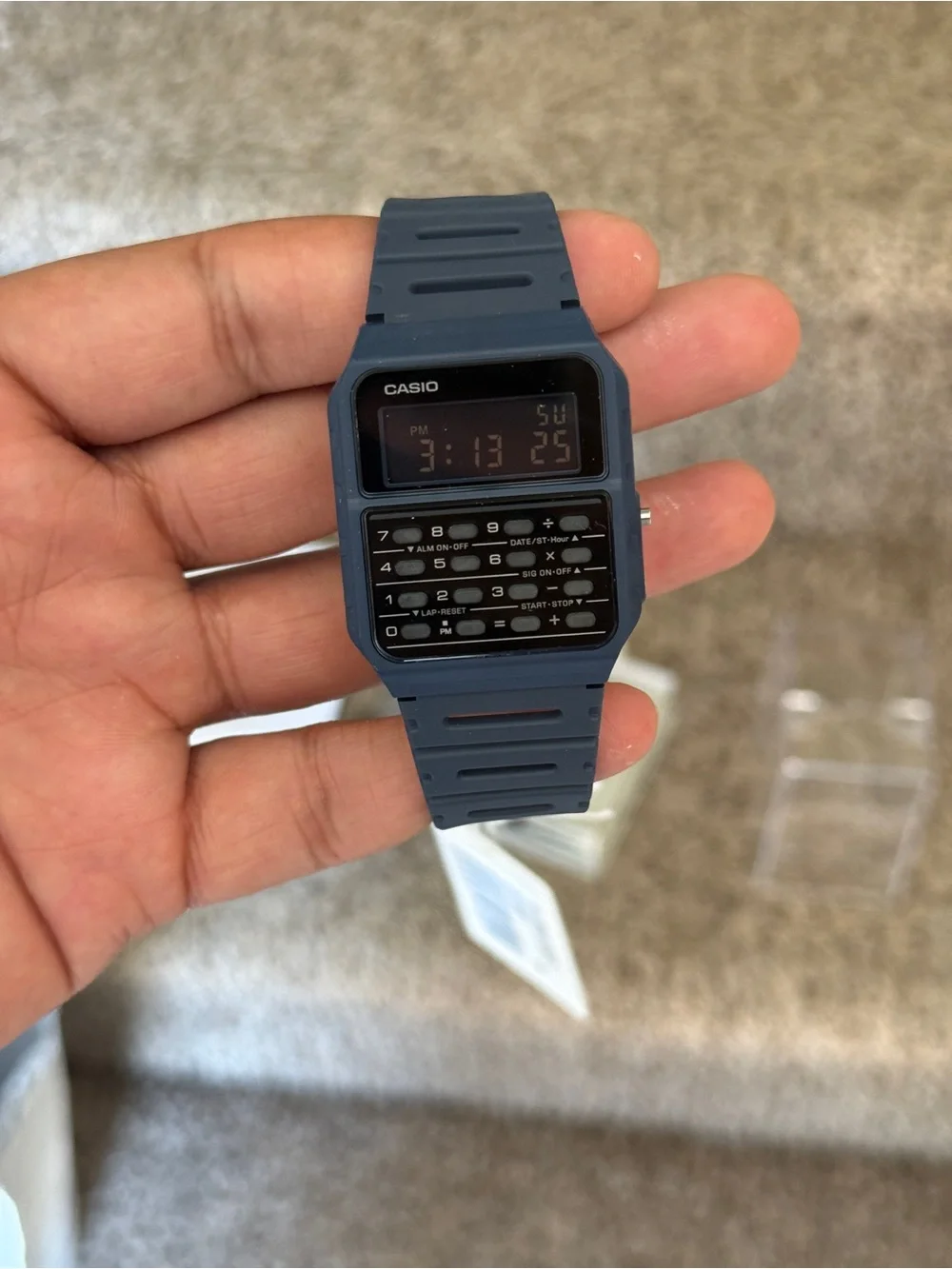 Casio Databank Calculator Alarm Calendar Dual Time Unisex trendy Watch